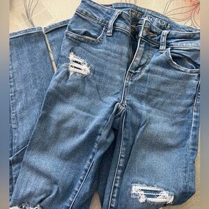 American Eagle Ripped Skinny Jeans